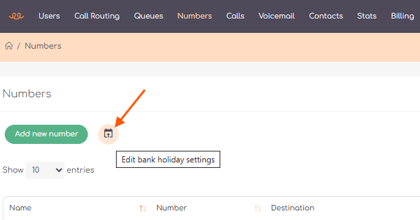 Tinkle Bank Holiday Numbers